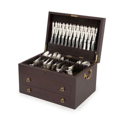 Service de couverts en argent Emile Puiforcat pour