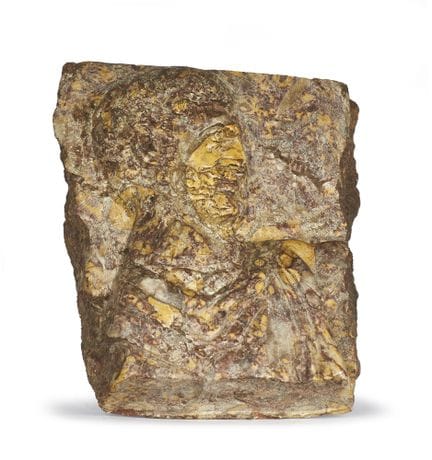 18TH-CENTURY MARBLE FRAGMENT, depicting the profil
