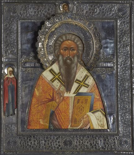 RUSSIAN SCHOOL, 19TH CENTURY

SAINT NICHOLAS THE W