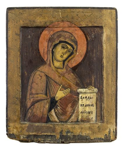 RUSSIAN SCHOOL, XIXTH CENTURY
Egg tempera on board