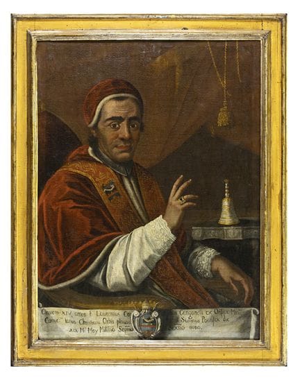 PITTORE ROMANO, XVIII SECOLO

RITRATTO DI CLEMENTE