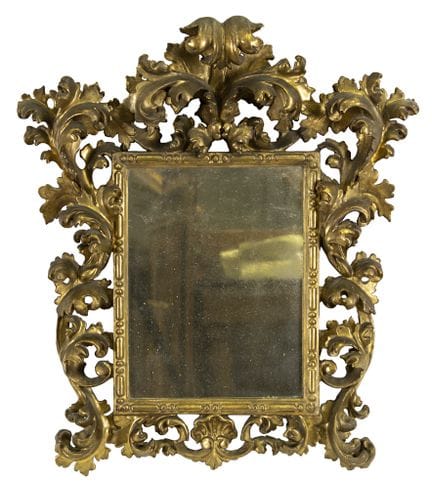 SPECCHIERA IN LEGNO DORATO, ROMA XVIII SECOLO

Spe