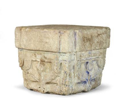 MARBLE CAPITAL, 19TH CENTURY
Dimensions: 38 x 38 x