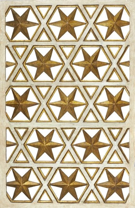 POLYCHROME WOODEN PALLIUM, 18TH CENTURY
Polychrome
