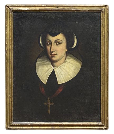 UNKNOWN PAINTER, XVII CENTURY

PORTRAIT OF MARY ST