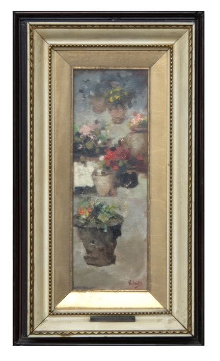 PITTORE ITALIANO, XIX SECOLO

VASI DI FIORI
Olio s