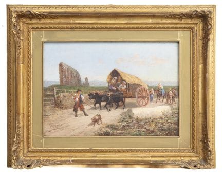 GIUSEPPE RAGGIO
(Chiavari 1823 - 1916)

CARRO SULL