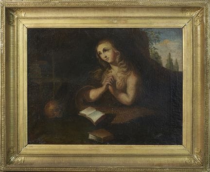 18TH-CENTURY SPANISH SCHOOL PAINTER

THE PENITENT 