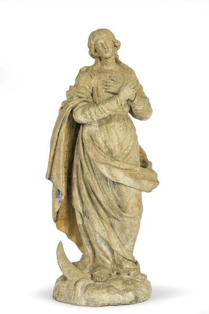 18TH-CENTURY SCULPTOR FROM TRAPANI

MADONNA
Carved