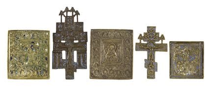 LOT ICONS BRONZE RUSSIA XIX CENTURY

Lot consistin