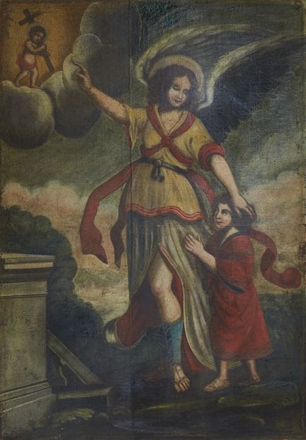 LATIN AMERICAN PAINTER, 18TH CENTURY

ARCHANGEL WI