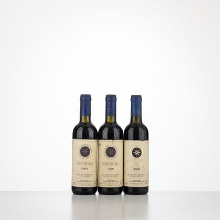 Sélection Sassicaia Tenuta San Guido
1999 : 2 demi
