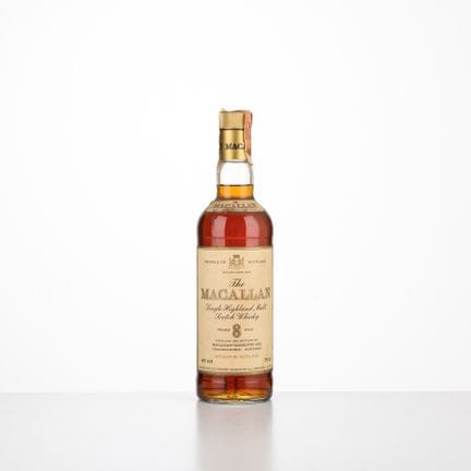 Macallan 8-Year-Old Whiskey from the 1980s
1 bottl