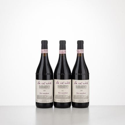 2001年份巴贝拉斯科·布里克·门蒂纳·拉卡诺瓦
3瓶（75cl）