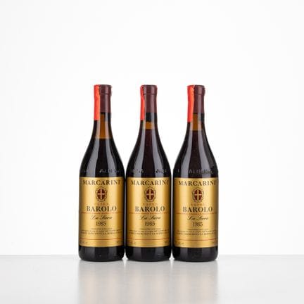 1985年马卡里尼拉塞拉巴罗洛
3瓶（75cl）
1瓶液面高度3厘米