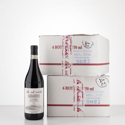 巴贝拉斯科·蒙特菲科·拉卡诺瓦 2022
12瓶（75cl）
原装纸箱
