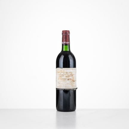波美侯·勒·潘 1985
1 瓶（75cl）
酒液略微溢出瓶肩 / 酒标有污渍
封帽受损
