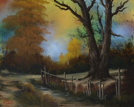 BOB ROSS, estadounidense, 1942-1995, «Paleta de ot