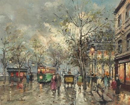 ANTOINE BLANCHARD, francés, 1910-1988, «Les bords 
