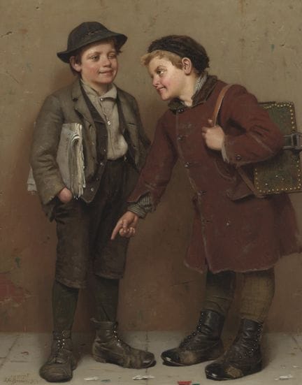 JOHN GEORGE BROWN, estadounidense, 1831-1913, «¿Qu