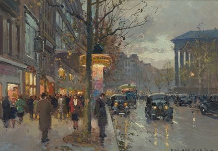 爱德华·科尔特斯（ÉDOUARD CORTÈS），法国，1882-1969，《三个街区》，布面油画，