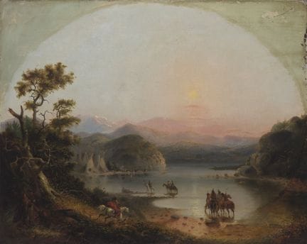 ALFRED JACOB MILLER (atribuido a), estadounidense,