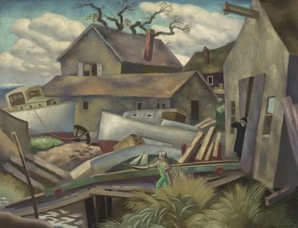 尤金·弗朗西斯·萨维奇（EUGENE FRANCIS SAVAGE），美国，1883-1978，《沿