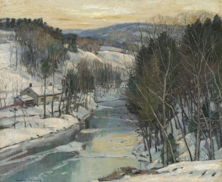 乔治·加德纳·西蒙斯（GEORGE GARDNER SYMONS），美国，1863-1930，《雪中