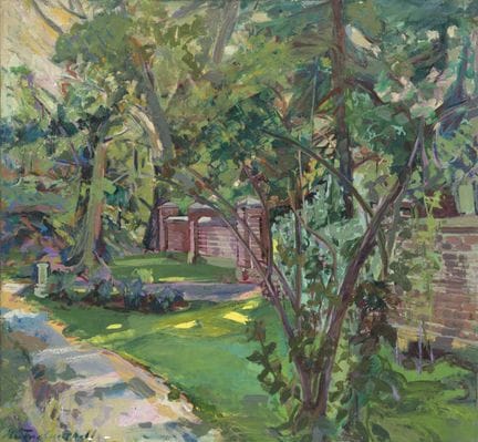 格雷特娜·坎贝尔（GRETNA CAMPBELL），美国，1922-1987年，《砖墙》，布面油画，