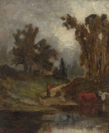 EDWARD MITCHELL BANNISTER, estadounidense, 1828-19