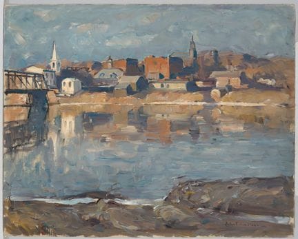 约翰·福林斯比（JOHN FOLINSBEE），美国，1892-1972年，《兰伯特维尔河畔》，19