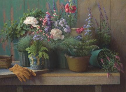 帕梅拉·平德尔（PAMELA PINDELL），美国艺术家，生于1950年，《新季节》，粉彩画，35