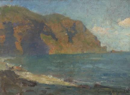 格兰维尔·雷德蒙德，美国，1871-1935，《沿海岸》，木板油画，9 1/4 x 12 1/4 英