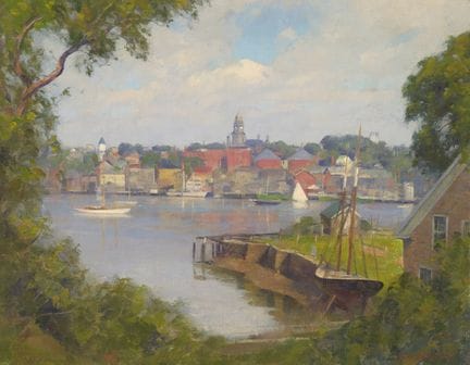 艾伦·迪恩·科克伦（ALLEN DEAN COCHRAN），美国，1888-1971年，《海港》（史