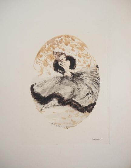 Louis ICART (1888-1950)
Jeune femme rêveuse


Grav