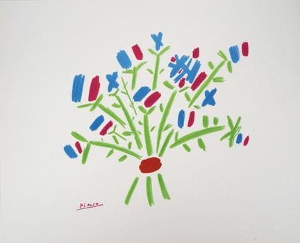 Pablo PICASSO (1881-1973) (d'après)
Le bouquet ble