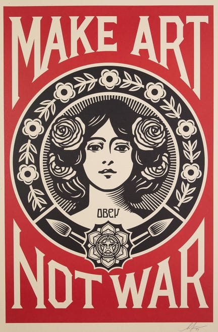 Shepard FAIREY dit OBEY GIANT (1970)
Make art not 