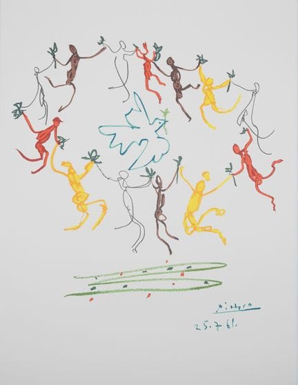 Pablo PICASSO (1881-1973) (d'après)
Ronde de la je