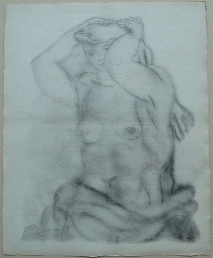 Georges BRAQUE (1882-1963)
Nu aux bras levés


Lit