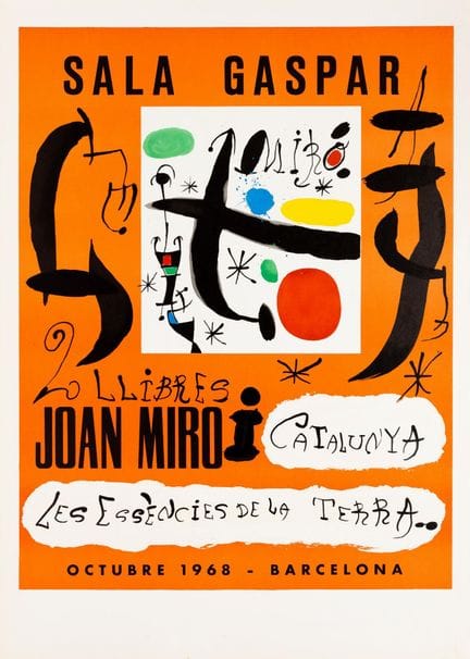 Joan MIRO (1893-1983)
Les essències de la Terra, 1