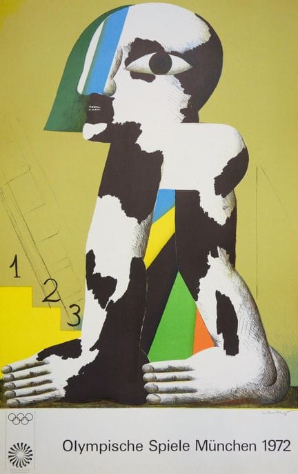 Horst ANTES (1936)
JO Münich 1972


Affiche en lit