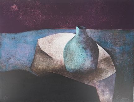 Claude GAVEAU (1940)
Nature morte au vase bleu


L