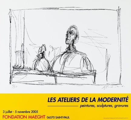 Alberto GIACOMETTI (1901-1966)
Les ateliers de la 