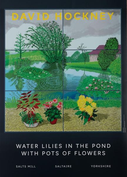 David HOCKNEY (1937)
Waterlilies in the pond


Aff