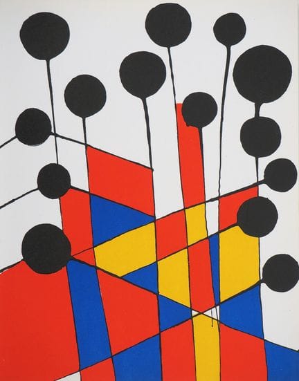 Alexander CALDER (1898-1976)
Mosaïque et Ballons n