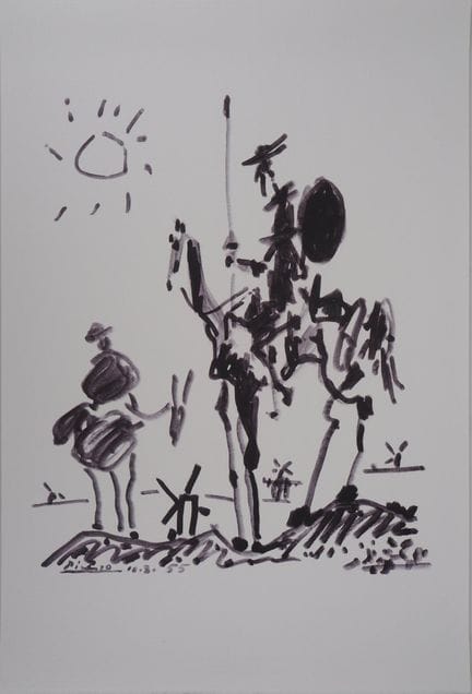 Pablo PICASSO (1881-1973) (d'après)
Don Quichotte
