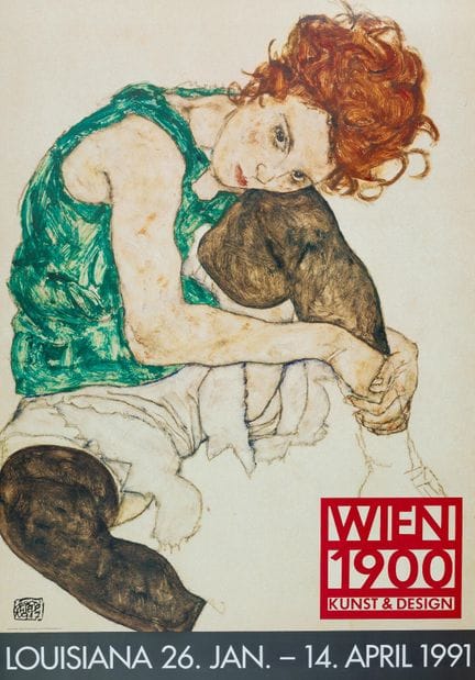 Egon SCHIELE (1890-1918)
Femme assise


Affiche or