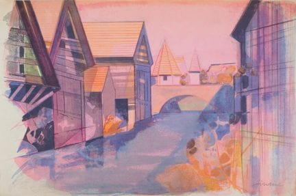 Camille HILAIRE (1916–2004)
Fachwerkhäuser und „La