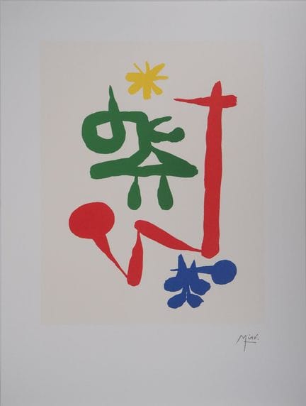 Joan MIRO (1893-1983)
Petite fille au jardin


Lit