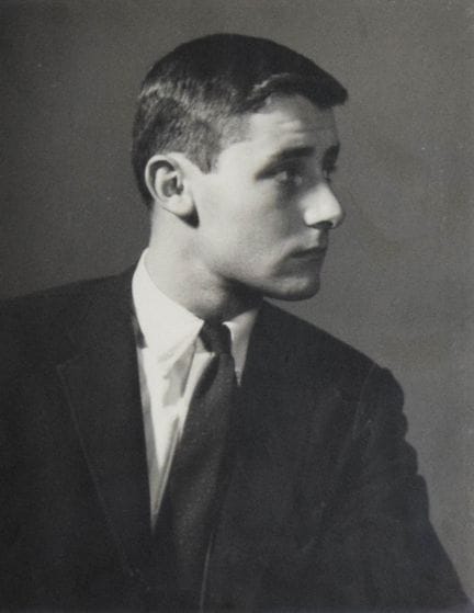 Silbergelatineabzug, Porträt des Autors Peter Benc